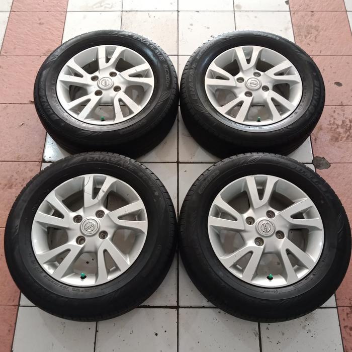 pelek asli bekas mobil Nissan Livina ring 15+ ban PNP carry pickup