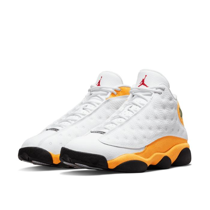 Sepatu Nike Air Jordan 13 Retro White/Yellow Men's Original