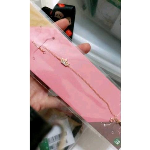 GELANG SERUT CROWN MAHKOTA MATA PUTIH UBS 375 8K