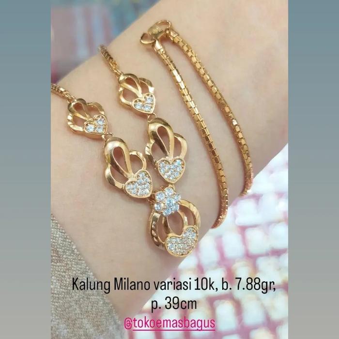 Kalung liontin emas terbaru / kalung liontin emas asli