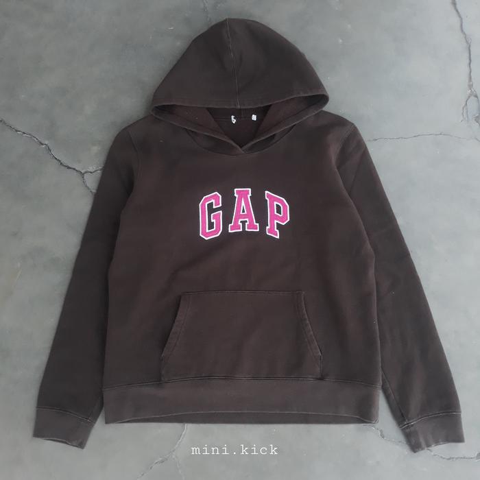 Hoodie GAP BROWN/PINK Size S oversize, pxl (62x55) GAP COKLAT