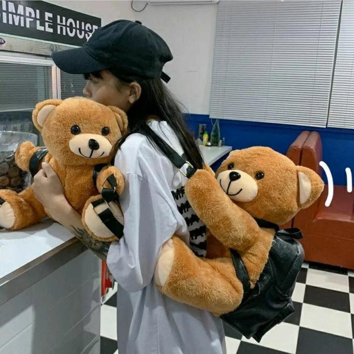 Tas Ransel Backpack Boneka Beruang Bear Besar