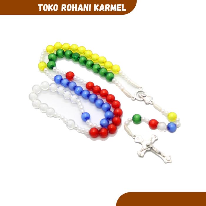 ROSARIO KALUNG LIMA BENUA / KALUNG ROSARIO 5 BENUA /ROSARIO MISIONARIS