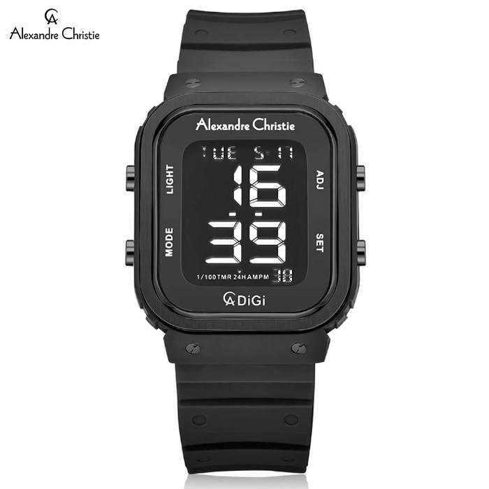 Alexandre Christie 9357 MHRIPBA Jam Tangan Digital Pria - Black