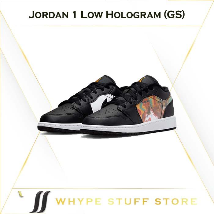 Air Jordan 1 Low Hologram (GS) - DR9497-001 - 100% Authentic