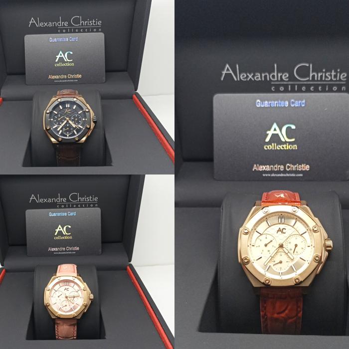Jam Tangan Wanita Kulit AC COLLECTION 9601 Original Bergaransi