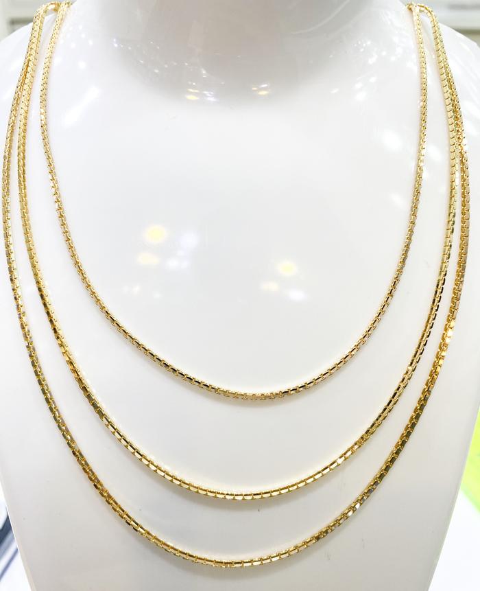Kalung emas kuning 700 italy santa
