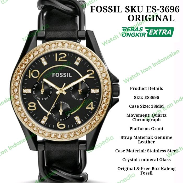 Jam Tangan Wanita Original Limited Edition Chronograph ES3696