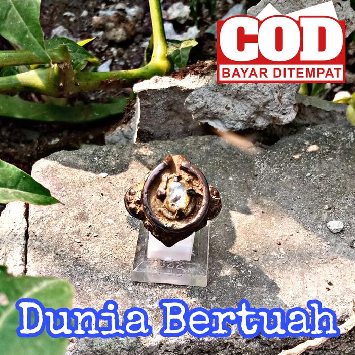 Cincin Lingga yoni Perunggu Bermustika Era Majapahit asli temuan
