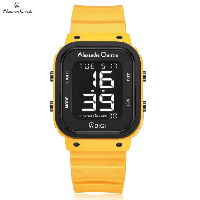 Alexandre Christie 9357 MHRIPBAYL Jam Tangan Digital Pria - Yellow