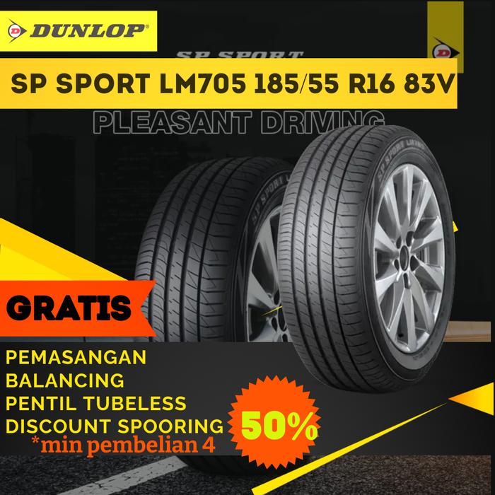 BAN MOBIL HONDA CITY, NEW JAZZ RS DUNLOP SP SPORT 185/55 R16 LM705