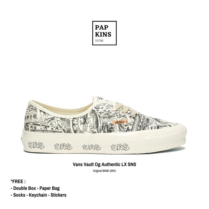 sepatu vans vault og authentic LX X SNS original BNIB / sneakers vans