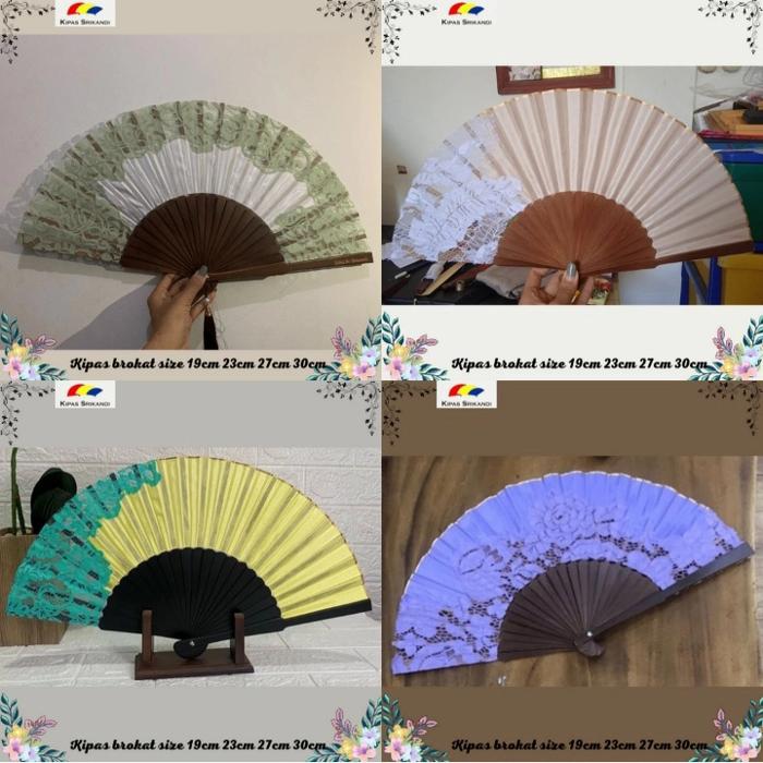 Kain Brokat Hijau Mint