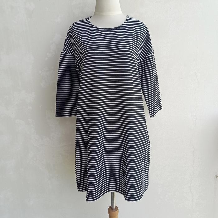 original Mango strip dress / preloved baju wanita casual garis - garis
