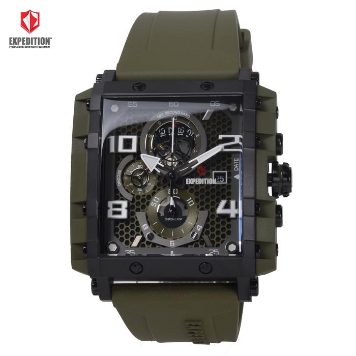 Expedition 6757 MCRIPGNBA Jam Tangan Chronograph Pria - Green