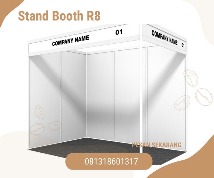 Stand Booth 2x3 booth R8 booth Pameran 081318601317