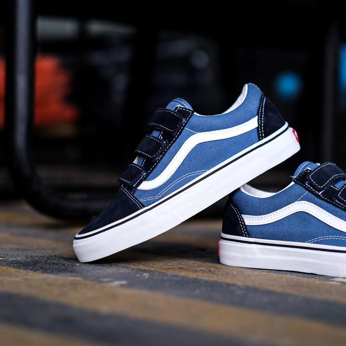Vans Old Skool Velcro Navy Original