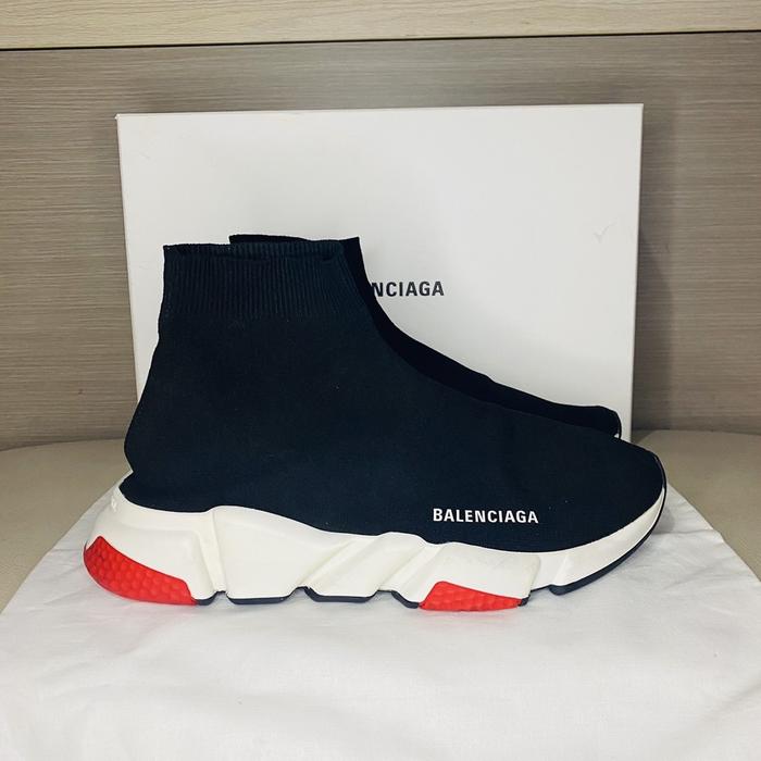 Balenciaga Speed Trainer Bred Size 42 Fit 43 Authentic Original 100%