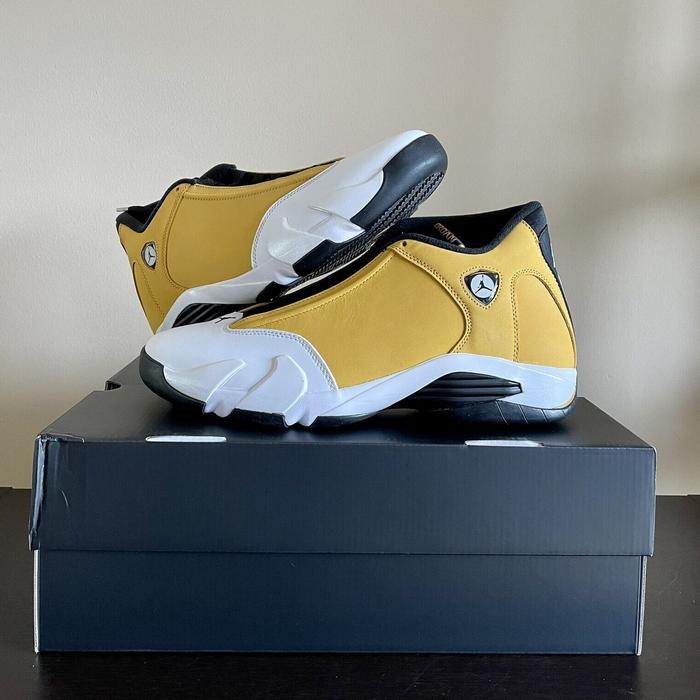 Nike Air Jordan 14 XIV Retro "Light Ginger/Black/White" Original BNIB