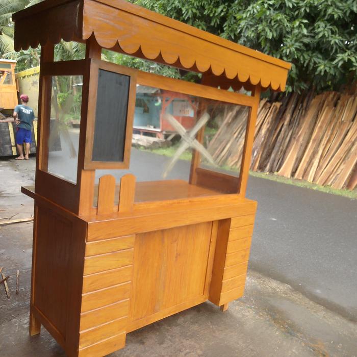 Gerobak/rombong booth/ rombong es buah/ gerobak es buah