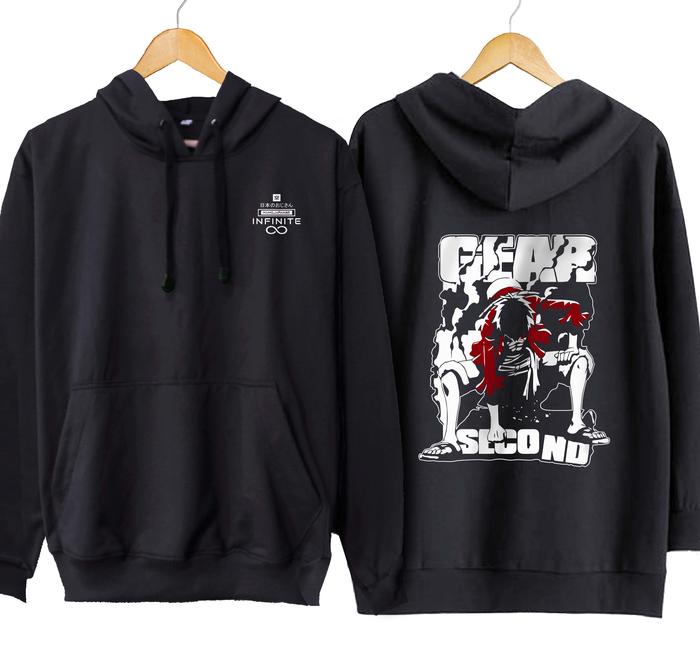Jaket hoodie infinite anime LUFFY GEAR SECOND - ONE PIECE