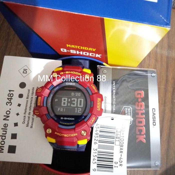 Casio G-Shock GBD-100BAR-4 GSHOCK GBD100BAR-4 GBD100BAR