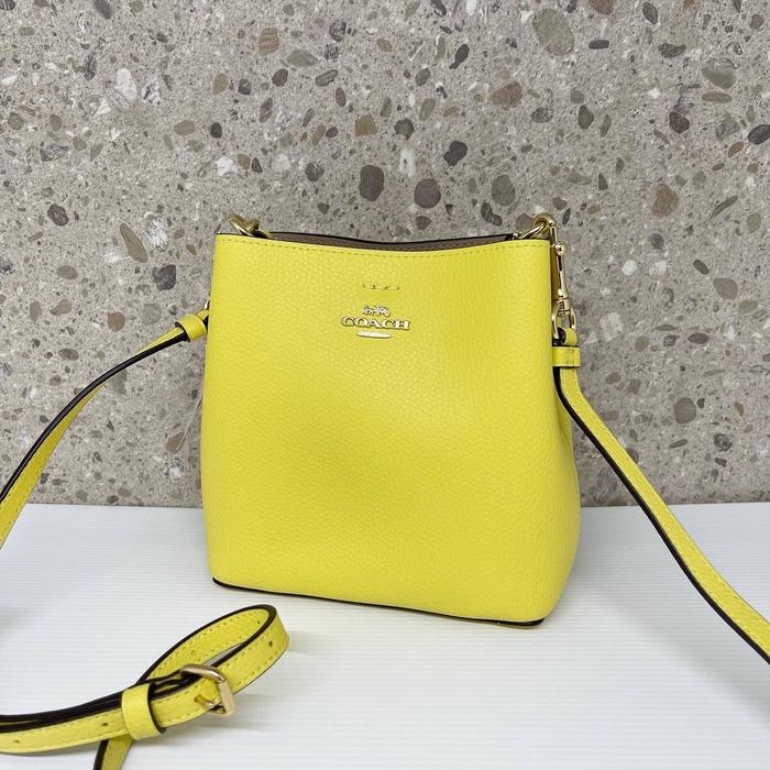 TAS COACH TOWN MINI RETRO YELLOW SZ 15x16x7