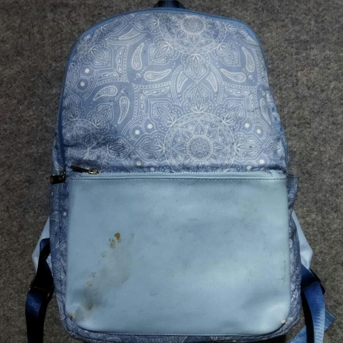 Tas ransel Backpack Typo Motif Orii Ex import