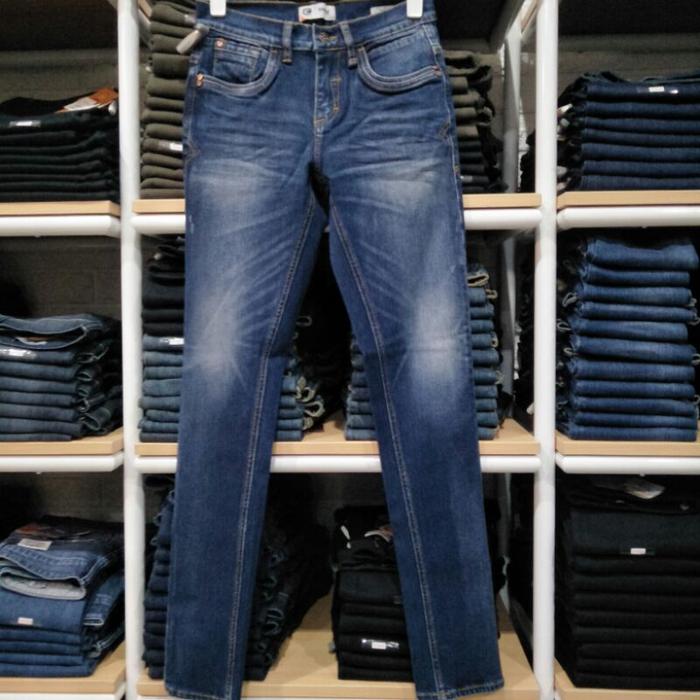 Emba Morgan Slim celana jeans pria slim fit original