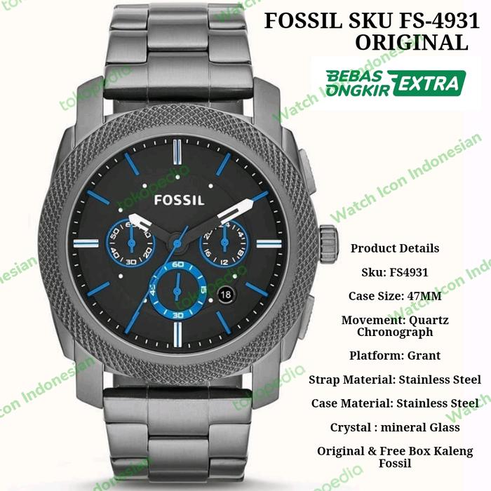 Jam Tangan Pria Original Limited Edition Chronograph FS4931