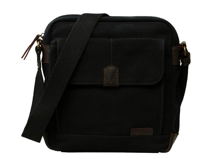 Evrawood Baraga Citybag - Black / Tas Selempang Canvas | Hitam