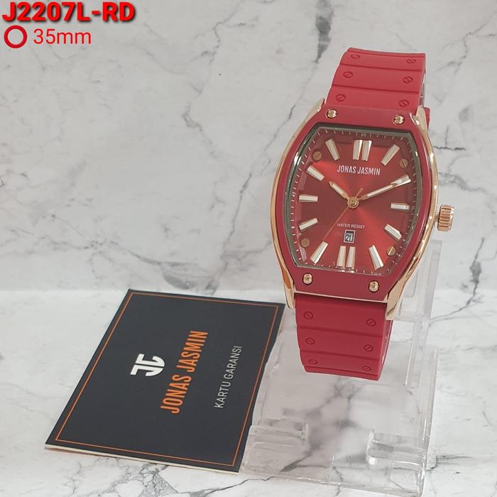 Jam tangan wanita JONAS JASMIN JJ 2207 analog rubber original