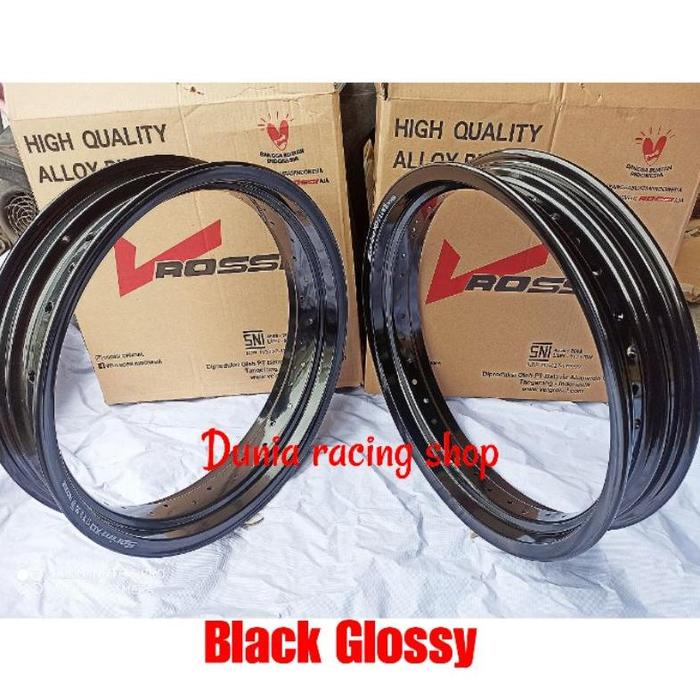 Velg Sprint XD 300 350 17 Hole 36 Black Doff Black Gloss sepasang