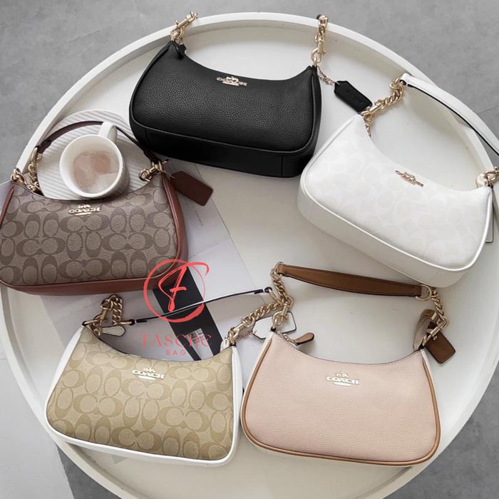 TAS WANITA SHOULDER BAG TERI SHOULDER BAG IN SIGNATURE CANVAS CA548