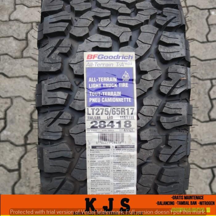 BAN BF GOODRICH ALL TERRAIN AT T/A UKURAN 275/65 R17 MADE IN THAILAND