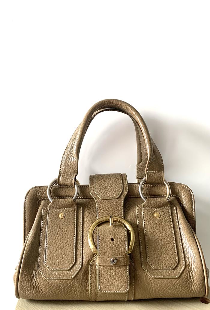 Papilon Bag Short Handle Cream Color