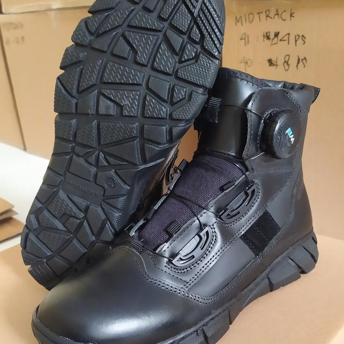 Sepatu PDH PDL Tali Putar TNI POLRI Parabellum Model Midtrack Webest