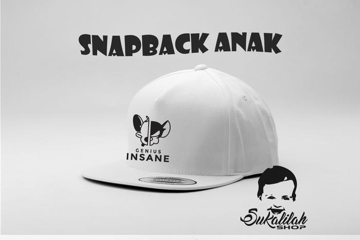 Topi snapback Anak laki laki perempuan genius insane
