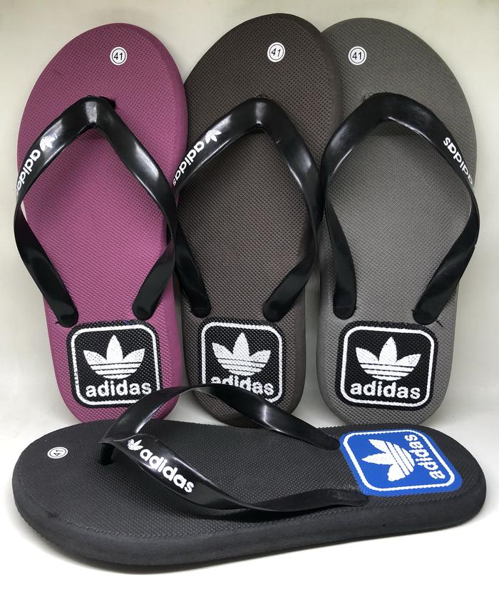 Sendal Jepit Dewasa Pria Laki ADIDAS Karet Suede Nyaman Murah Simpel