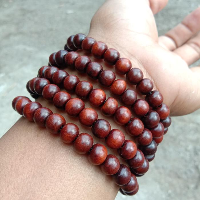 gelang stigi laut 7mm gelang kayu santigi