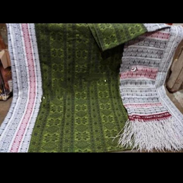 SONGKET BATAK PUCCA TOBA HIJAU TENUN