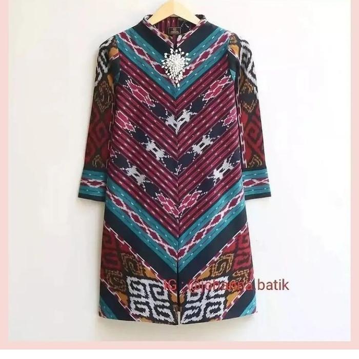 tunik tenun etnik doby