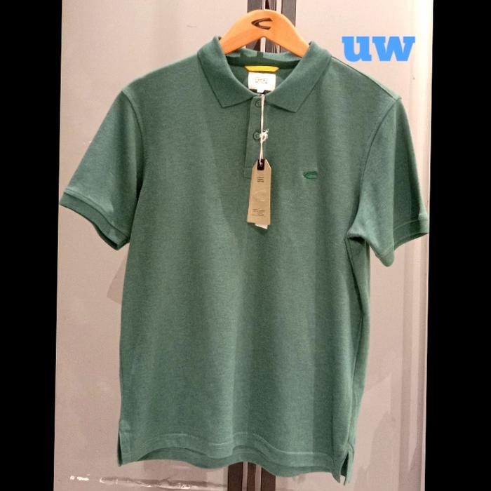 kaos polo shert CAMEL ACTIVE bahan katun 100% original. green
