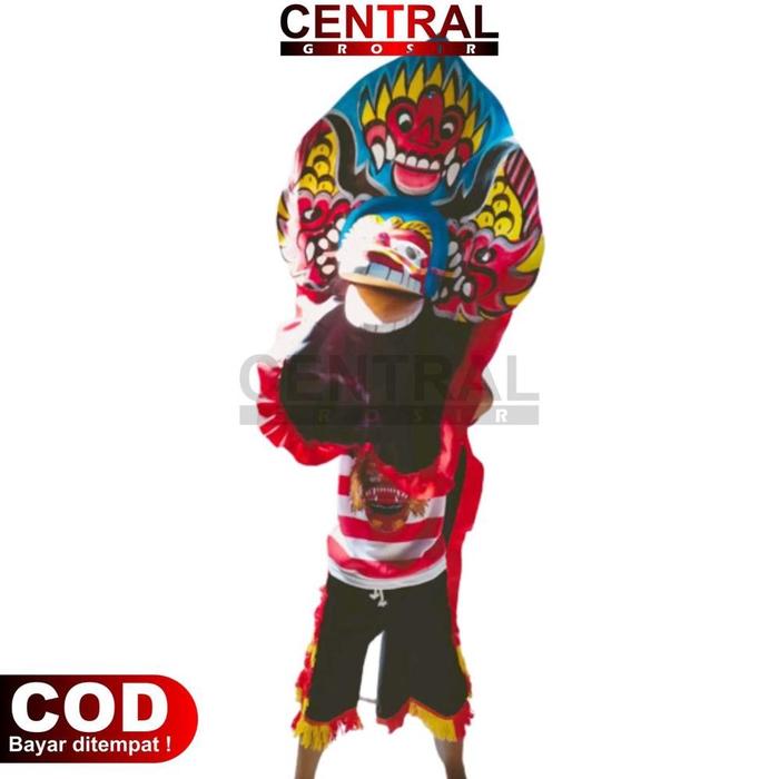 1 Paket stelan baju reog + barongan besar kain panjang | set baju reog