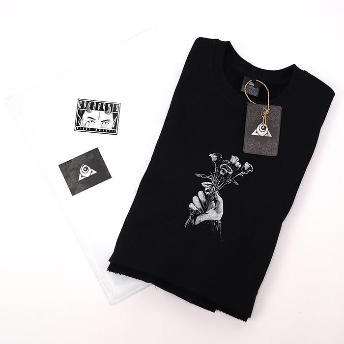 Catharsis Empire REBORN Plea Crop Unfinished Sweater L
