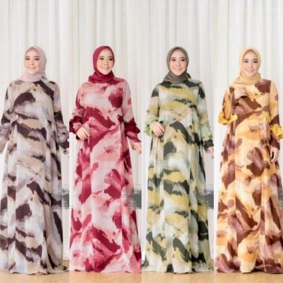 Gamis Dress QL Ori. Baju Muslim Wanita. Maxi. Hantaran. Kado