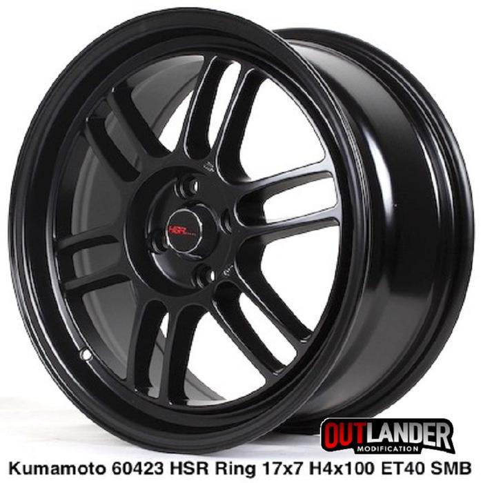 Velg Mobil Aerio, Celerio, Ciaz Ring 17 Hsr Wheel Kumamoto Smb