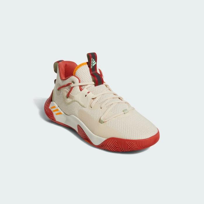 Sepatu Adidas Pria Harden Stepback 3 Basketball Beige Original