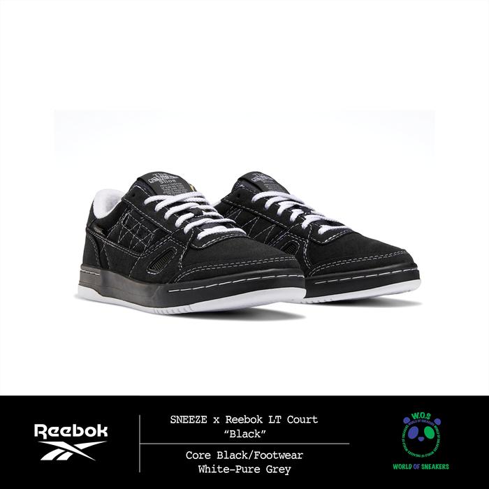 SNEEZE x Reebok LT Court “Black”