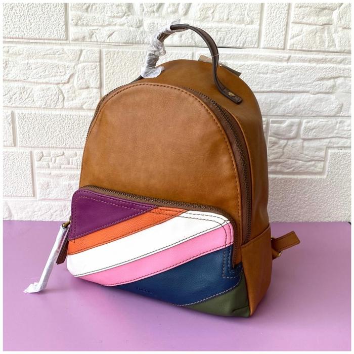 tas wanitaFOSSIL felicity backpack tan multi